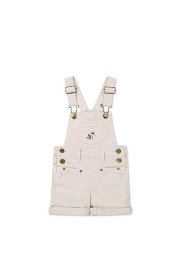 Chase Short Cord Overall - Rosewater Petite Goldie Childrens Overall from Jamie Kay USA