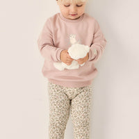Organic Cotton Bobbie Sweatshirt - Kitty Shell Childrens Sweatshirt from Jamie Kay USA