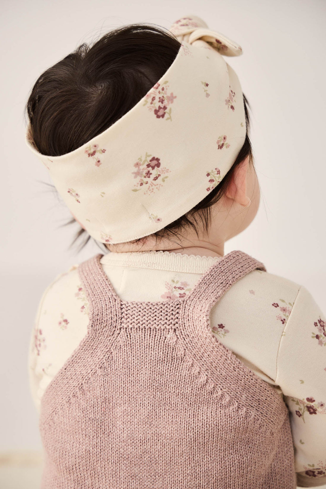 Organic Cotton Headband - Lauren Floral Tofu Childrens Headband from Jamie Kay USA