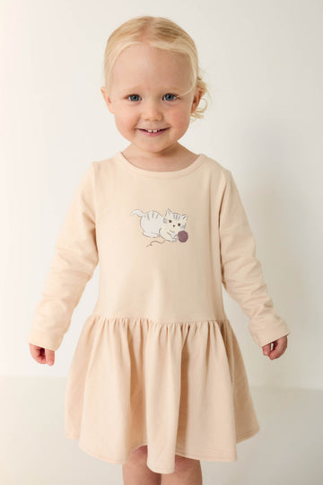 Organic Cotton Paloma Dress - Shell Childrens Dress from Jamie Kay USA