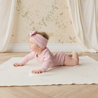 Organic Cotton Modal Marina Long Sleeve Bodysuit - Trinket Childrens Bodysuit from Jamie Kay USA