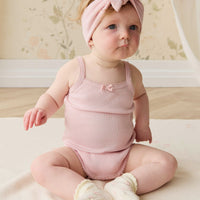 Organic Cotton Modal Singlet Bodysuit - Trinket Childrens Bodysuit from Jamie Kay USA