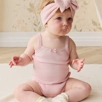 Organic Cotton Modal Singlet Bodysuit - Trinket Childrens Bodysuit from Jamie Kay USA