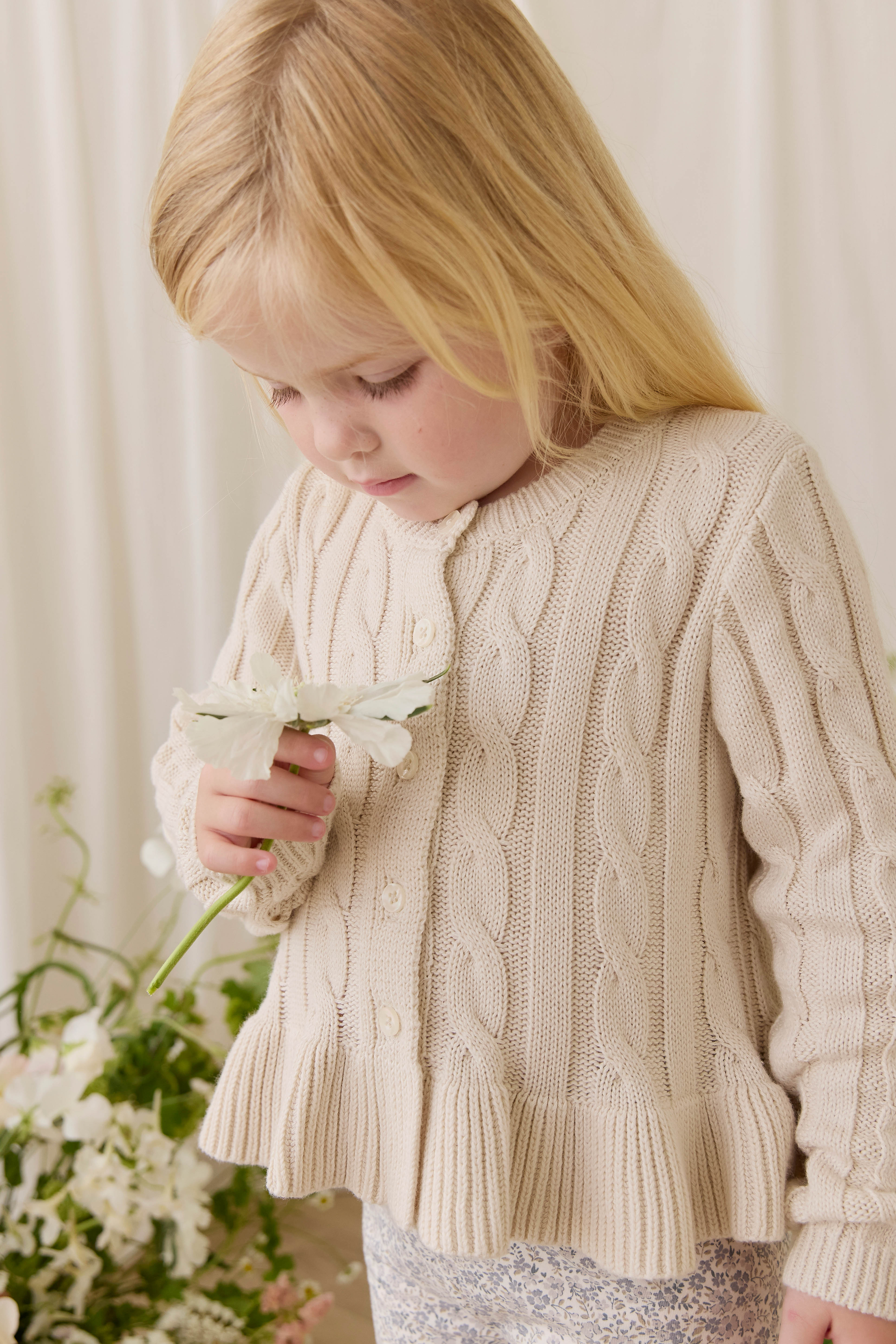 Harriet Cardigan - Vanilla – Jamie Kay USA