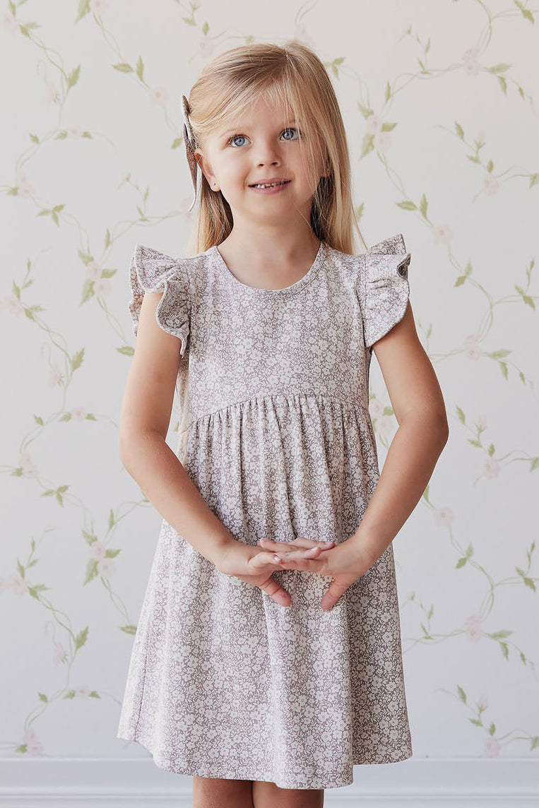 Organic Cotton Ada Dress - Buttercup Floral – MONSTER KIDS