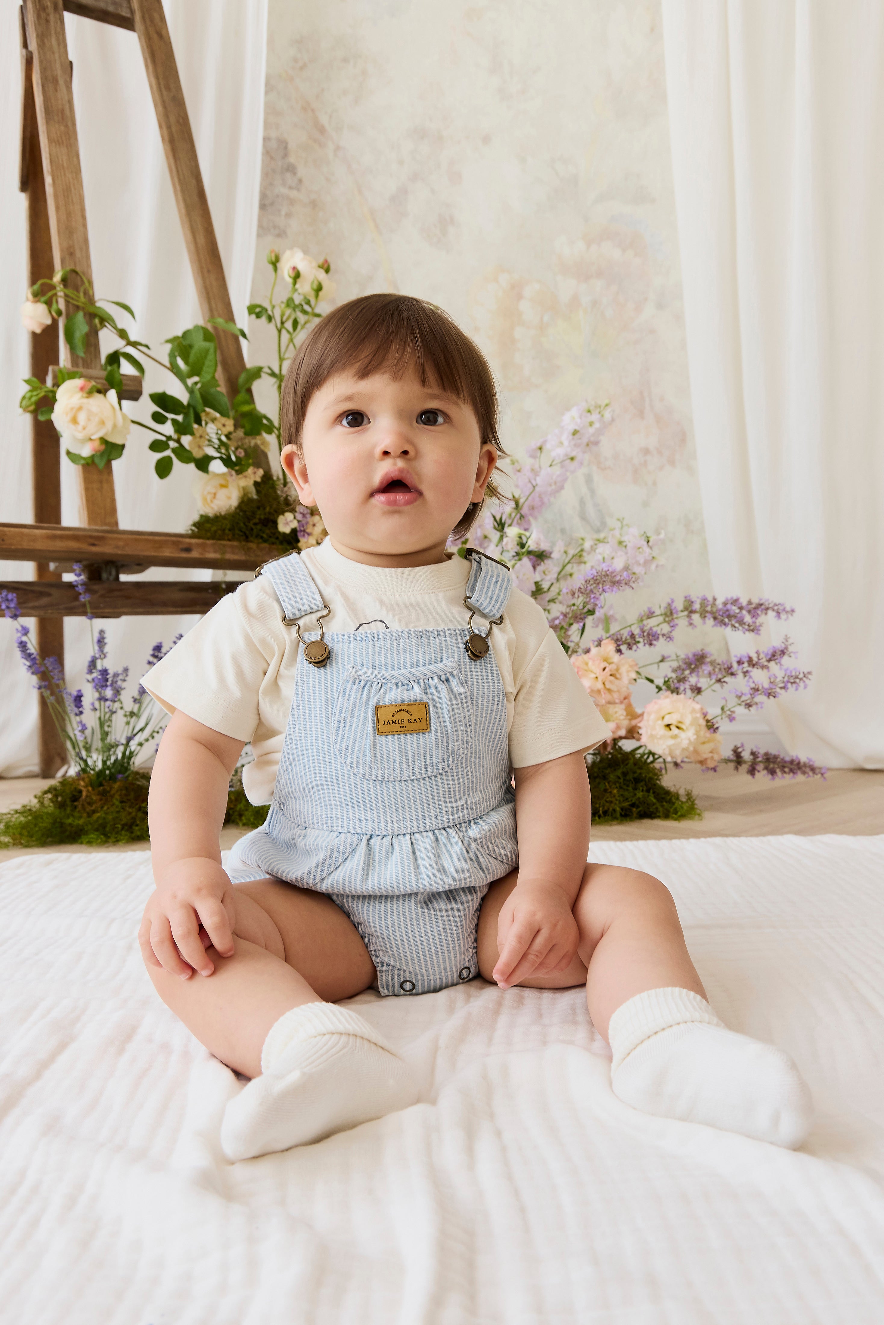 Denver Playsuit - Sunday Stripe – Jamie Kay USA
