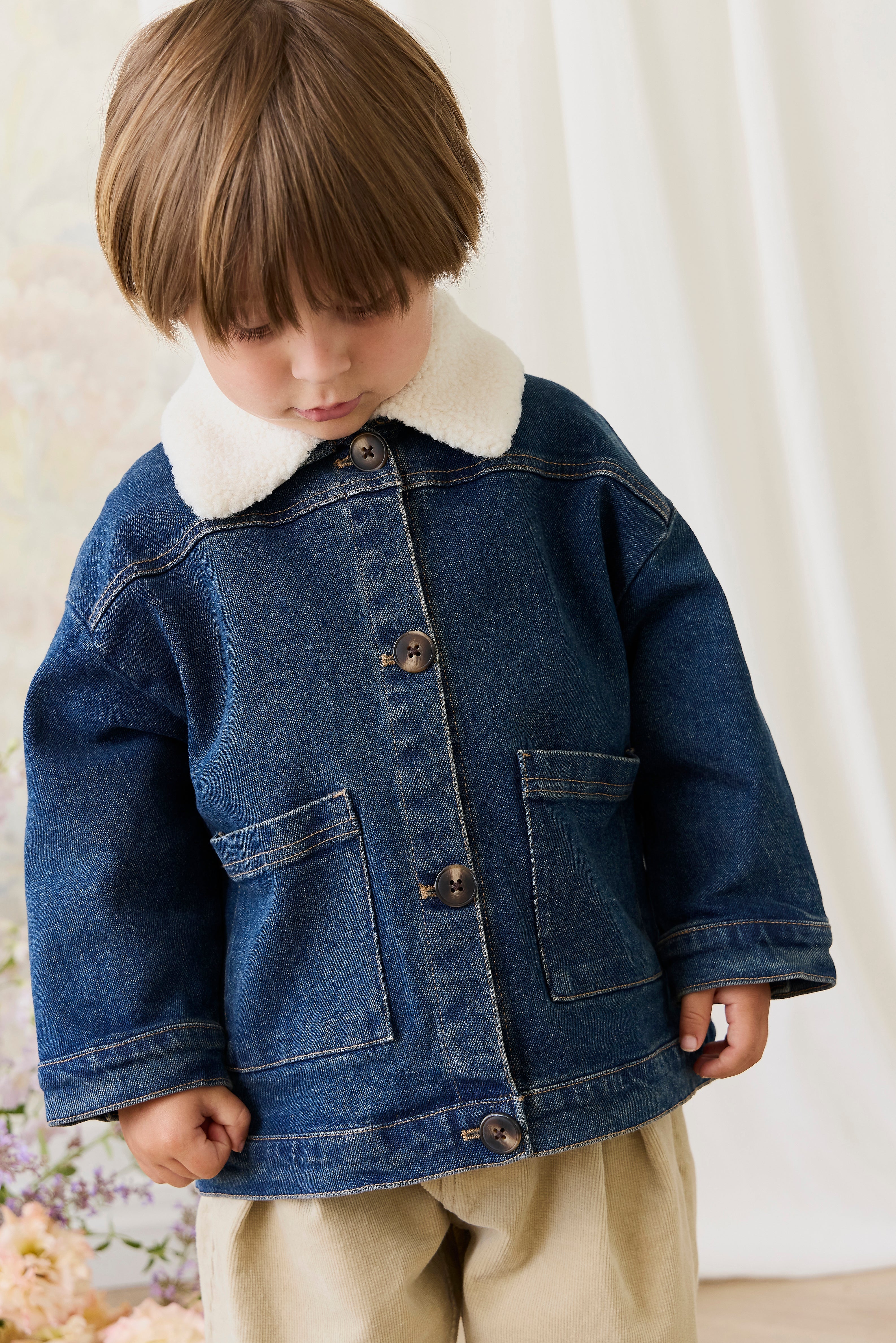 Dallas Denim Jacket - Classic Denim – Jamie Kay USA