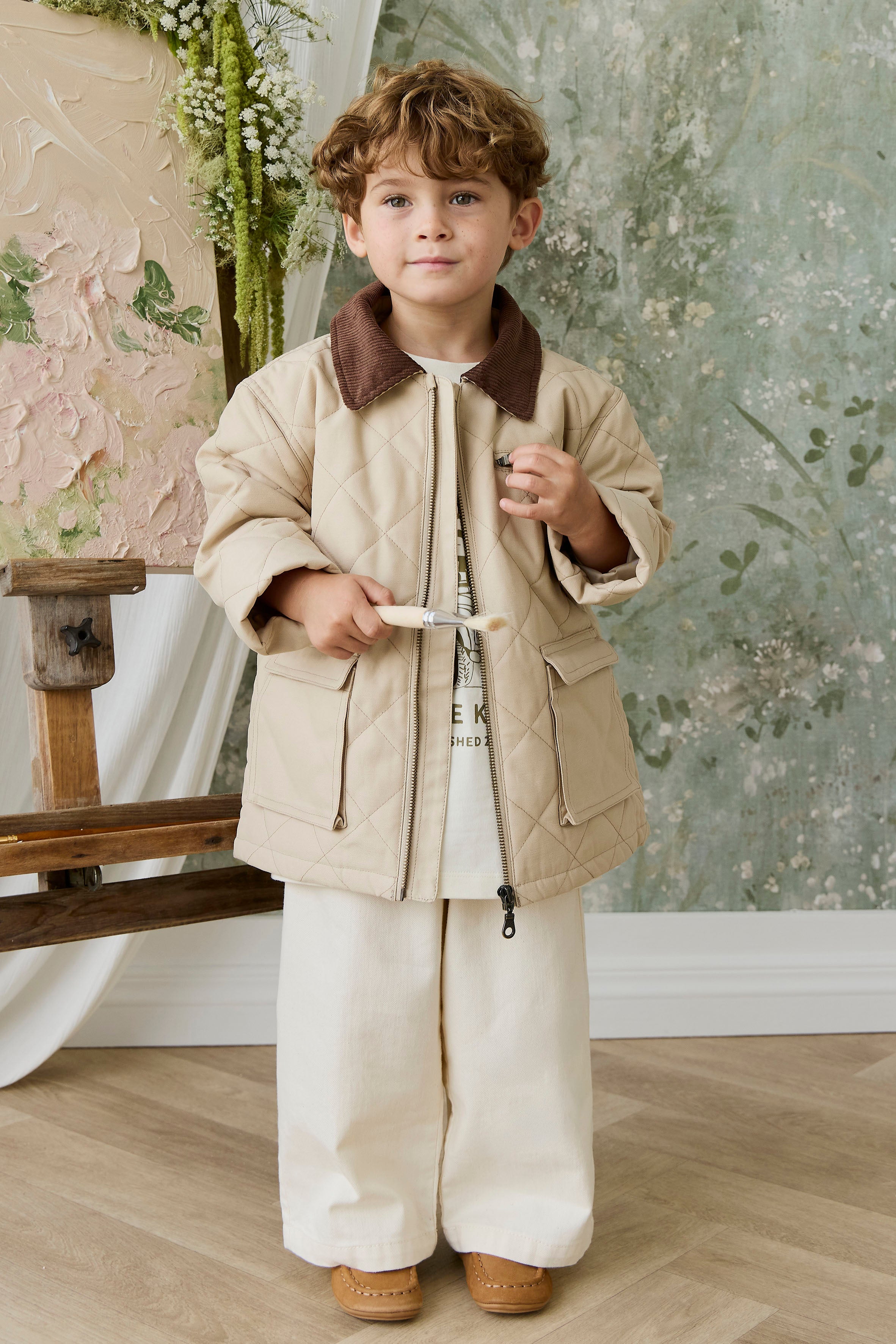 Wolfe Jacket - Sandstone – Jamie Kay USA