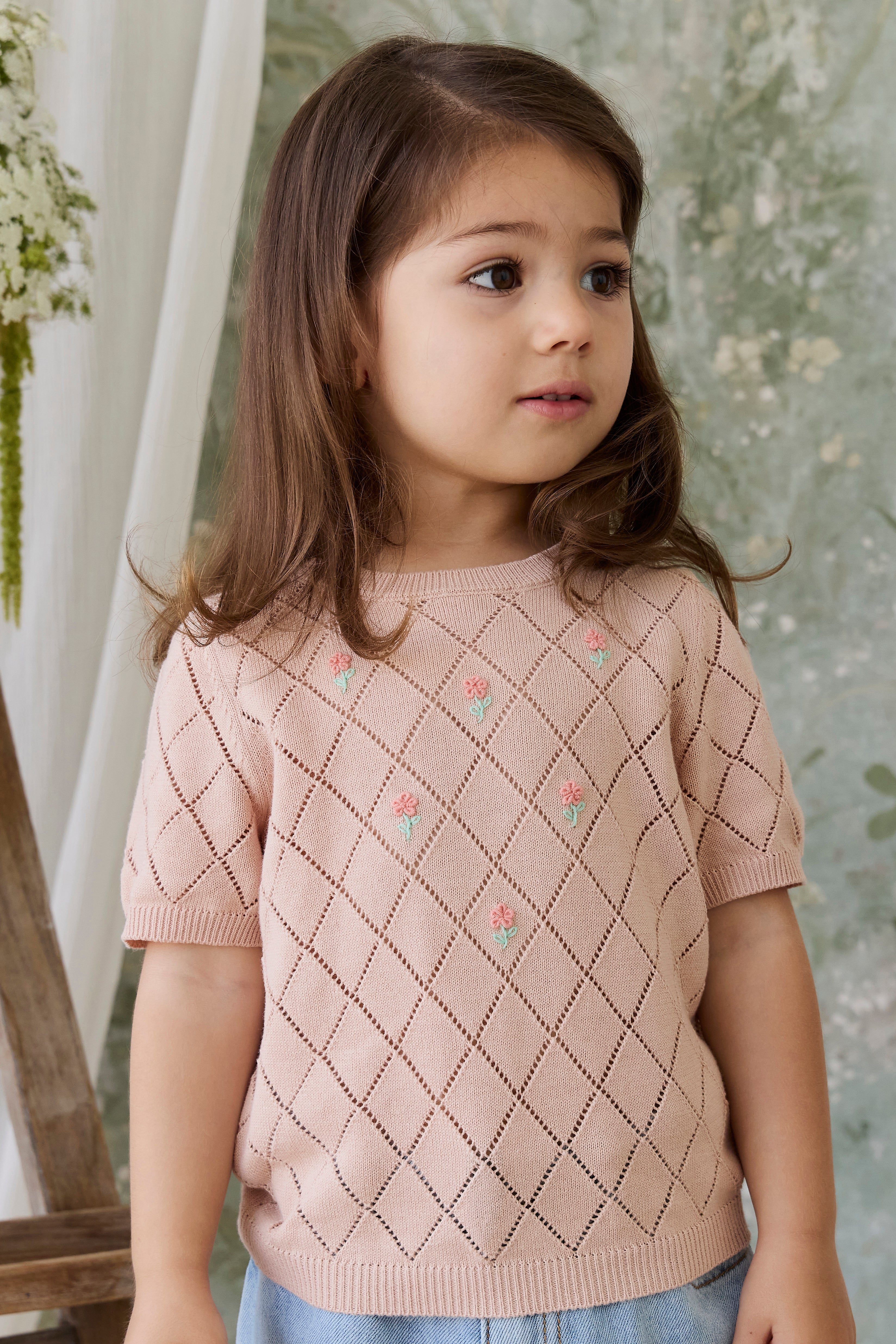 Alexandra Top - Rose Mist Alexandra Flower – Jamie Kay USA