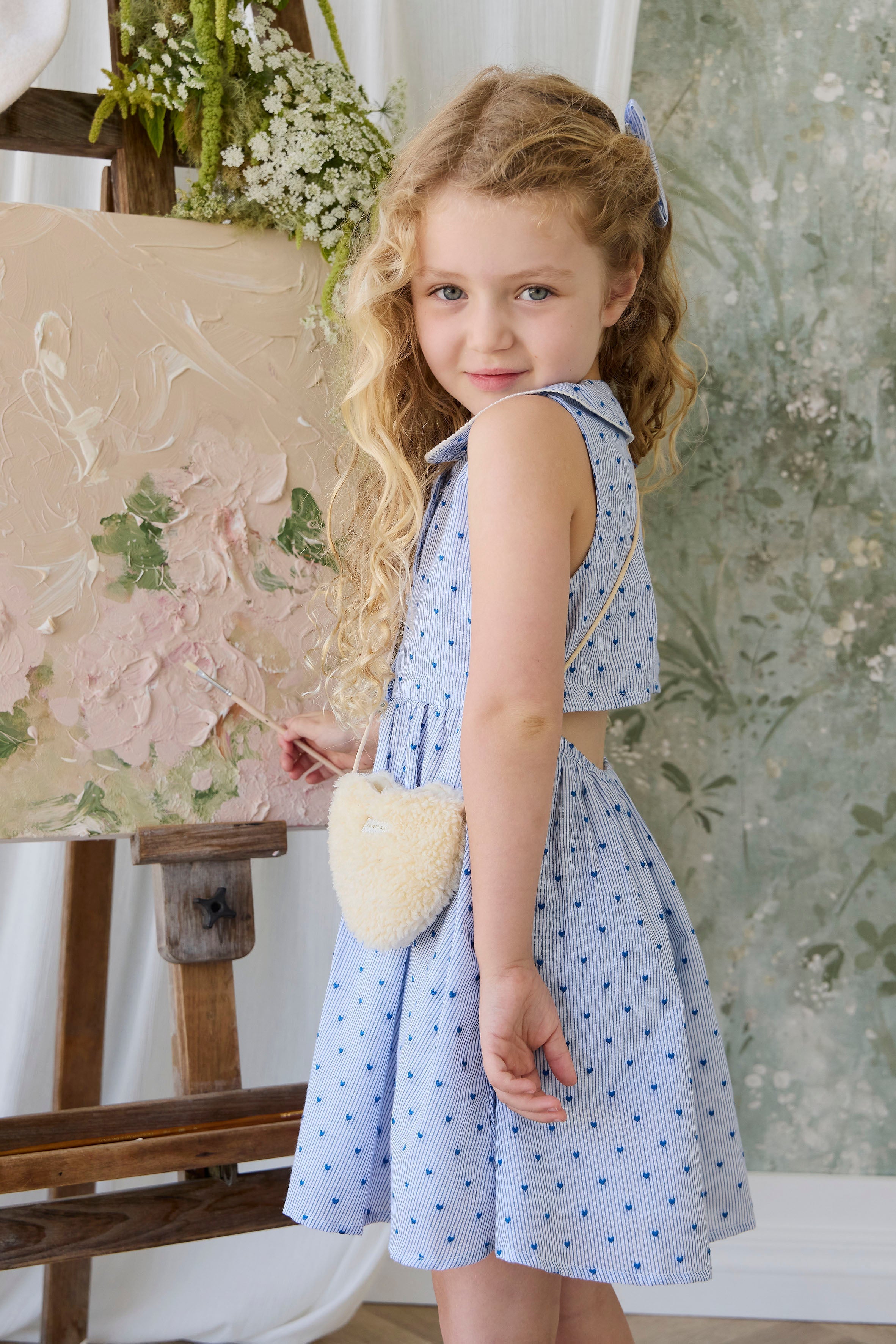 jamie kay winter floral dress Organic Cotton Dress Winter Floral