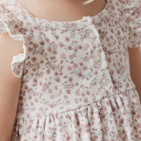 Organic Cotton Sienna Dress - Posy Floral Childrens Dress from Jamie Kay USA