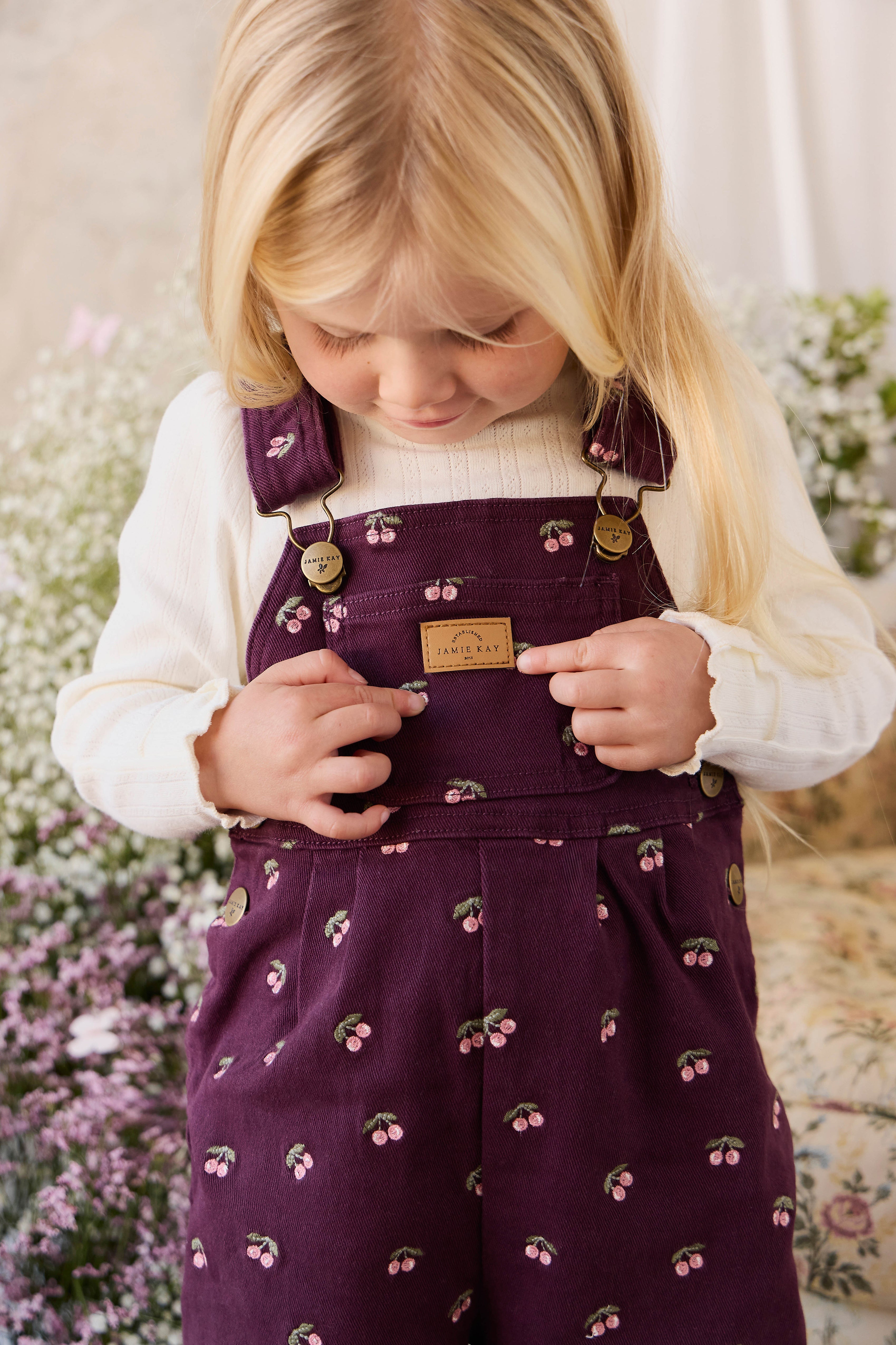 Blair Overall - Cherry Fig – Jamie Kay USA