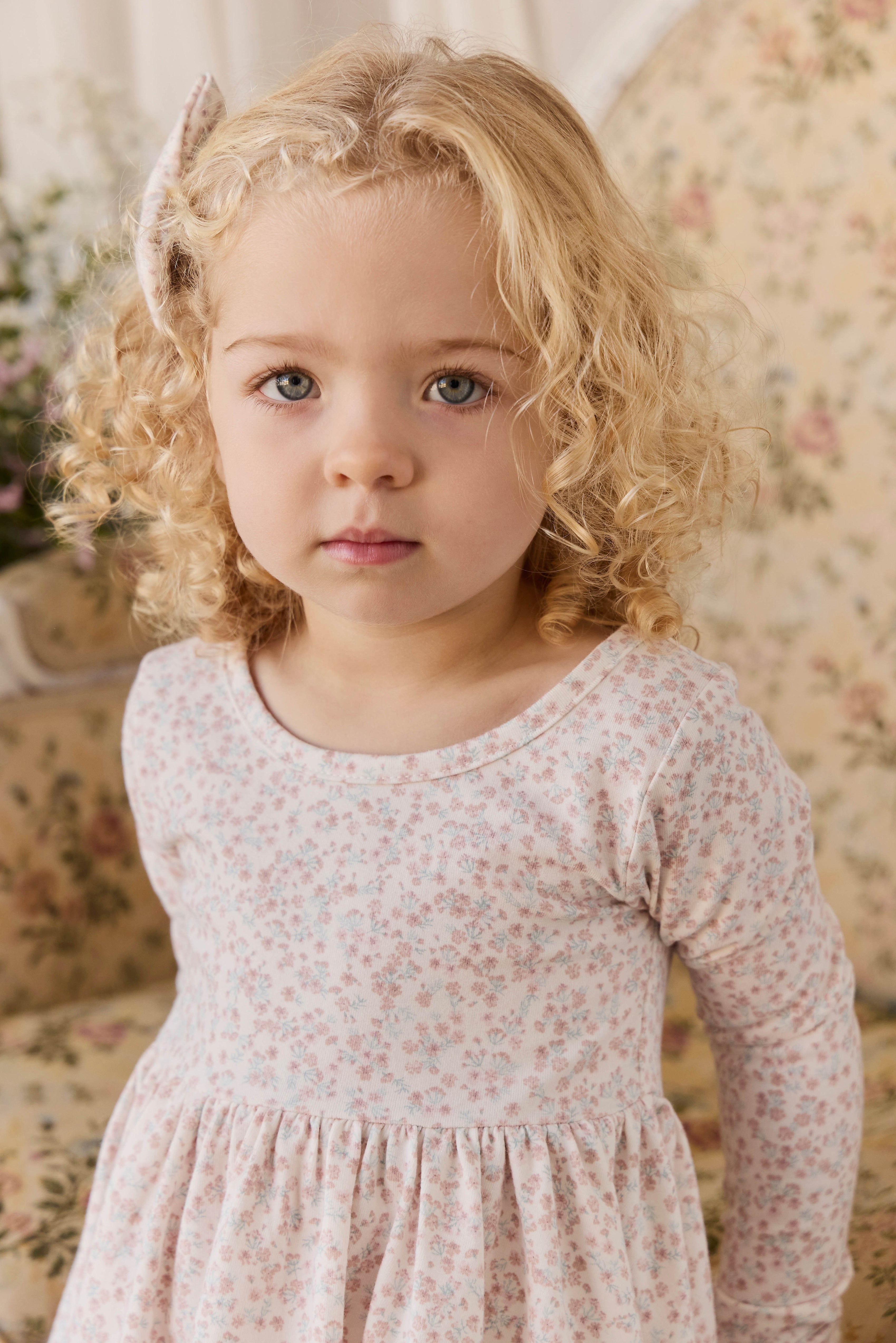 Organic Cotton Tallulah Dress - Posy Milk – Jamie Kay USA