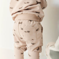 Organic Cotton Jalen Track Pant - Avion Large Shell Childrens Pant from Jamie Kay USA