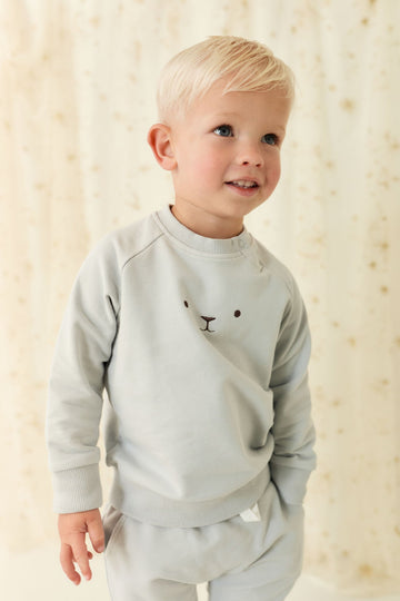Organic Cotton Palmer Pullover - Droplet Childrens Sweatshirt from Jamie Kay USA