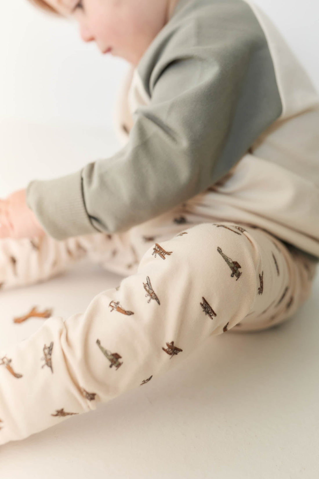 Organic Cotton Everyday Legging - Avion Shell Childrens Legging from Jamie Kay USA
