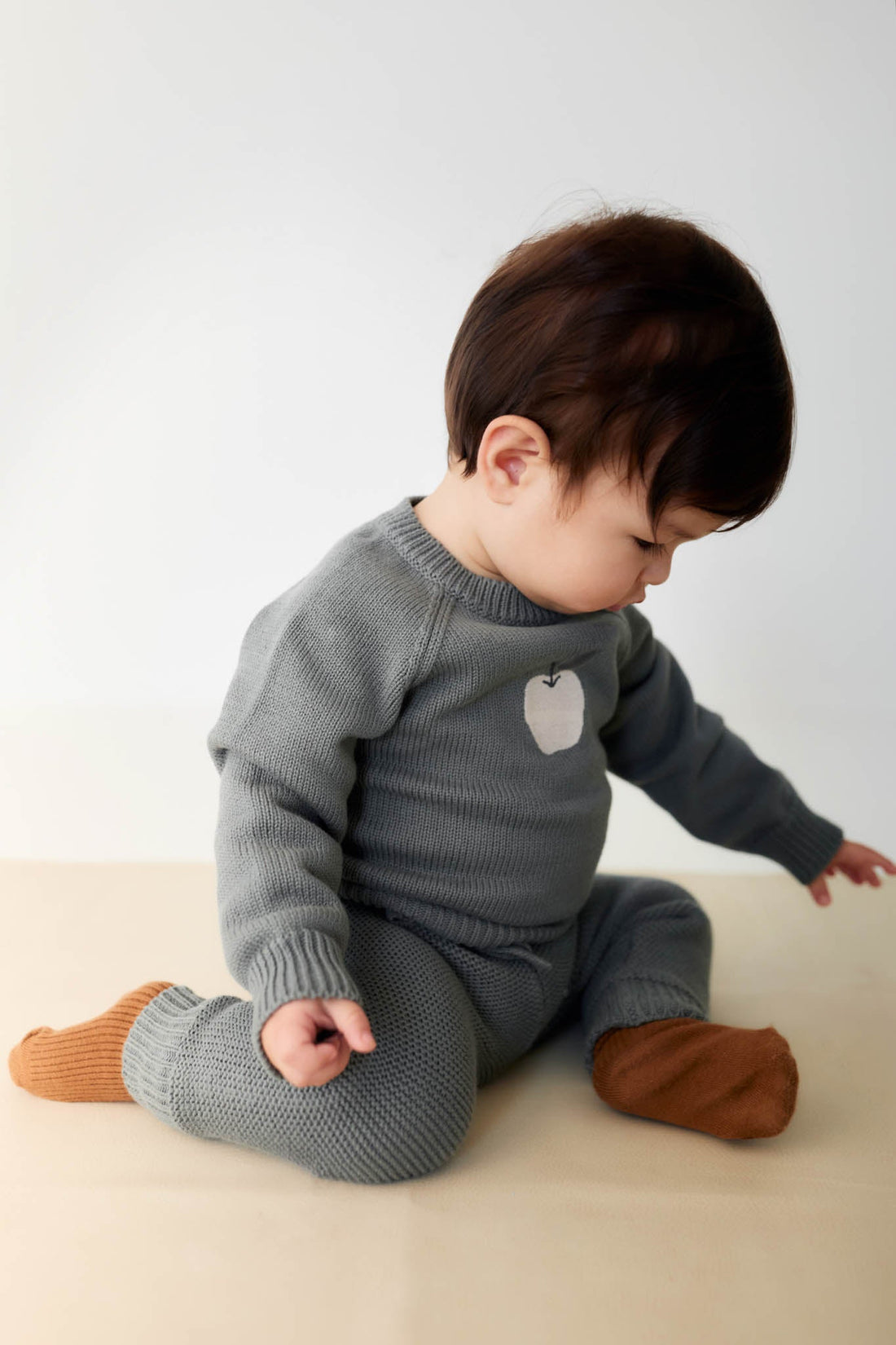 Ethan Jumper - Smoke Apple Childrens Jumper from Jamie Kay USA