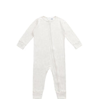 Organic Cotton Modal Frankie Onepiece - Oatmeal Marle Childrens Onepiece from Jamie Kay USA