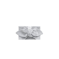 Organic Cotton Modal Lilian Headband - Light Grey Marle Childrens Headband from Jamie Kay USA