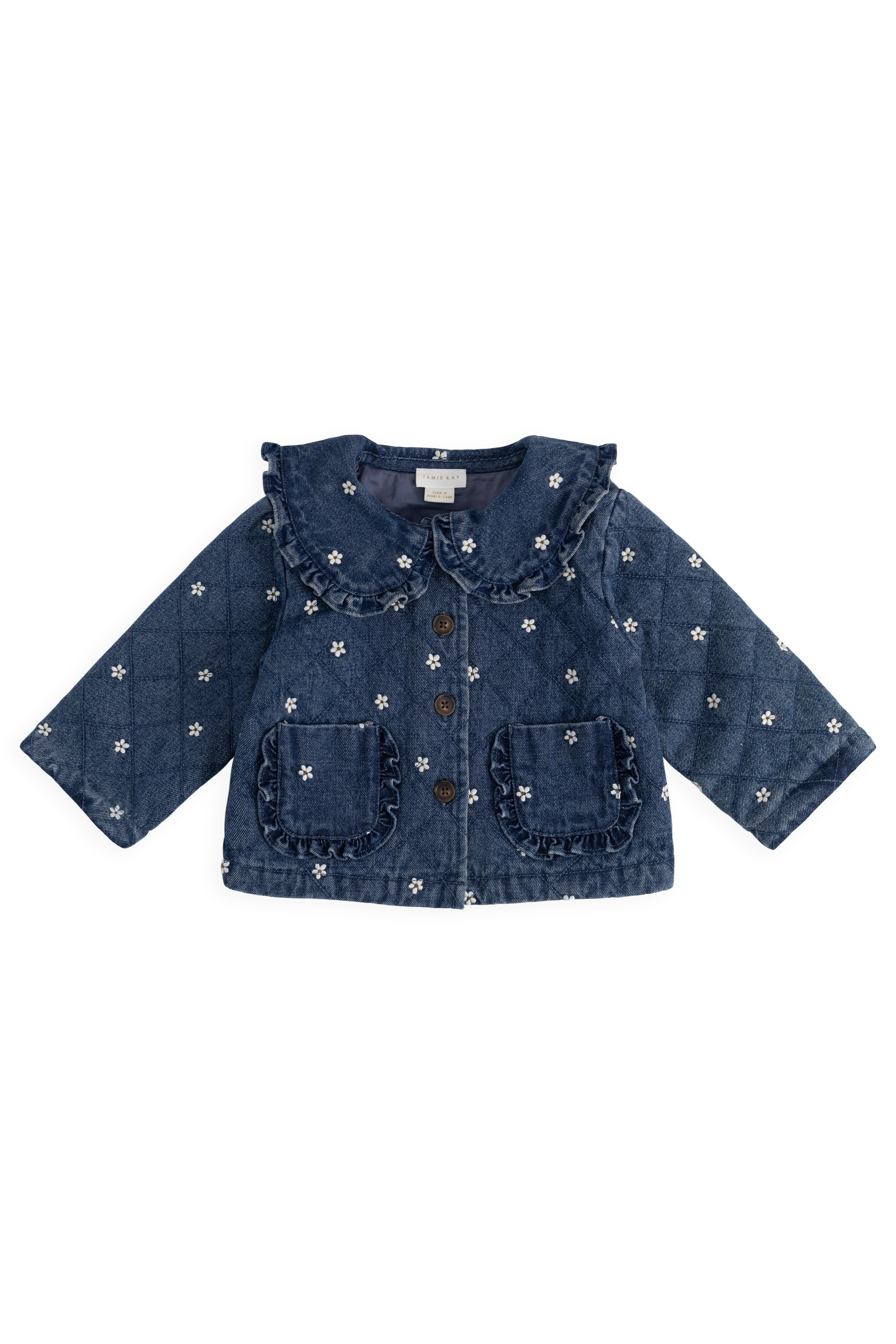 Amandine Jacket-Josie Floral Denim – Jamie Kay USA