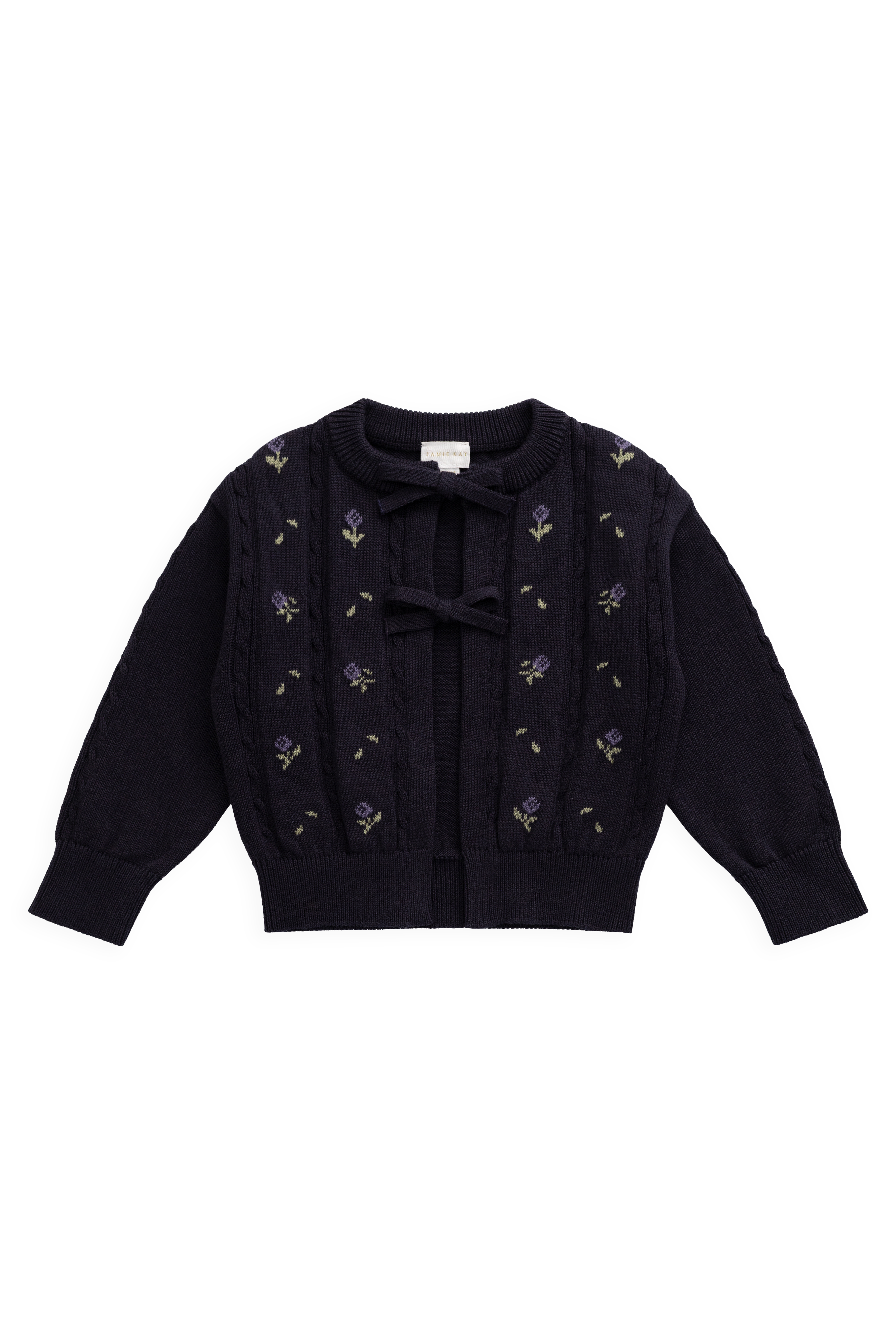 Annabella Knitted Cardigan - Annabella Jacquard Deep Well – Jamie