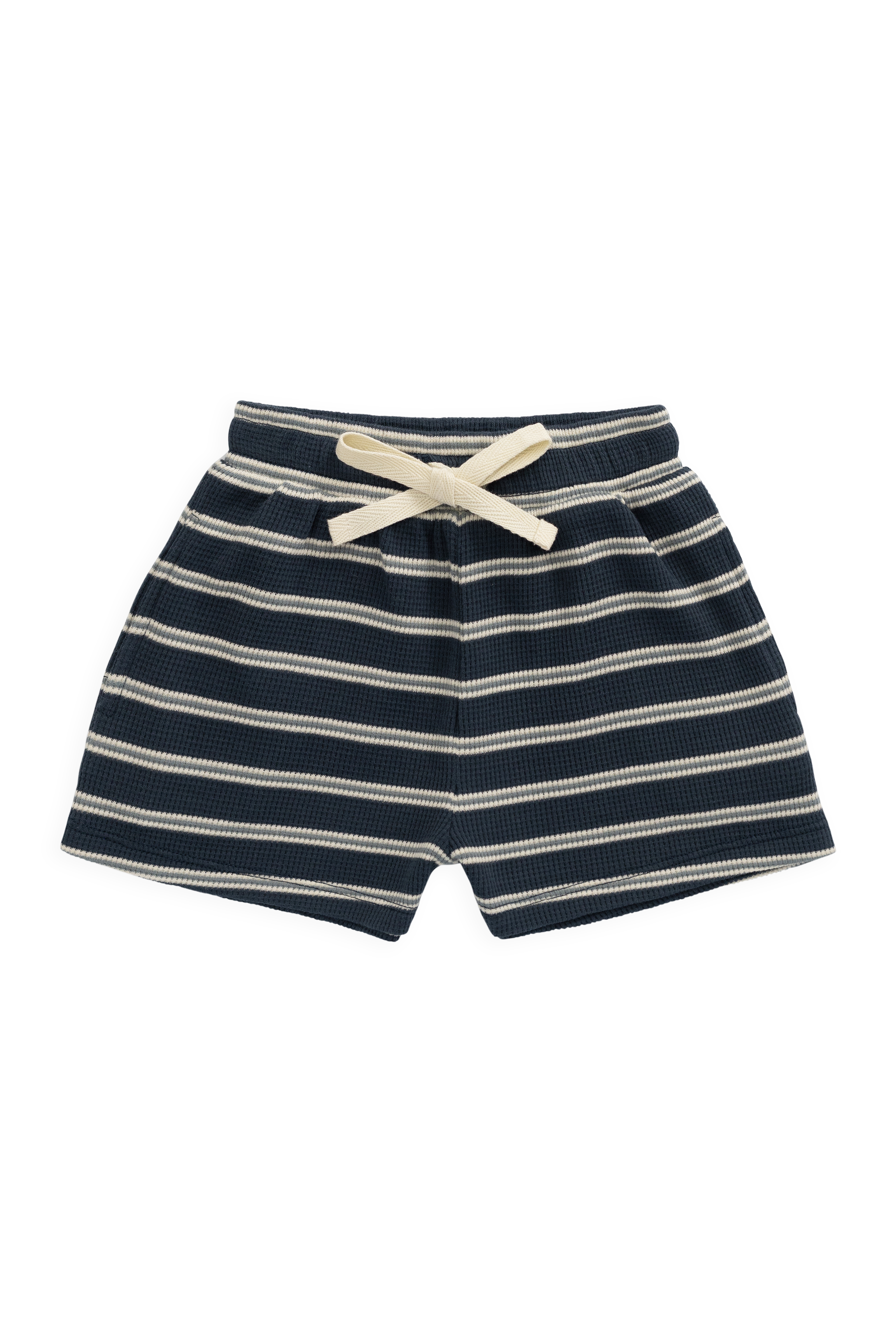 Organic Cotton Waffle Leith Short - Dreamer Stripe Captain – Jamie