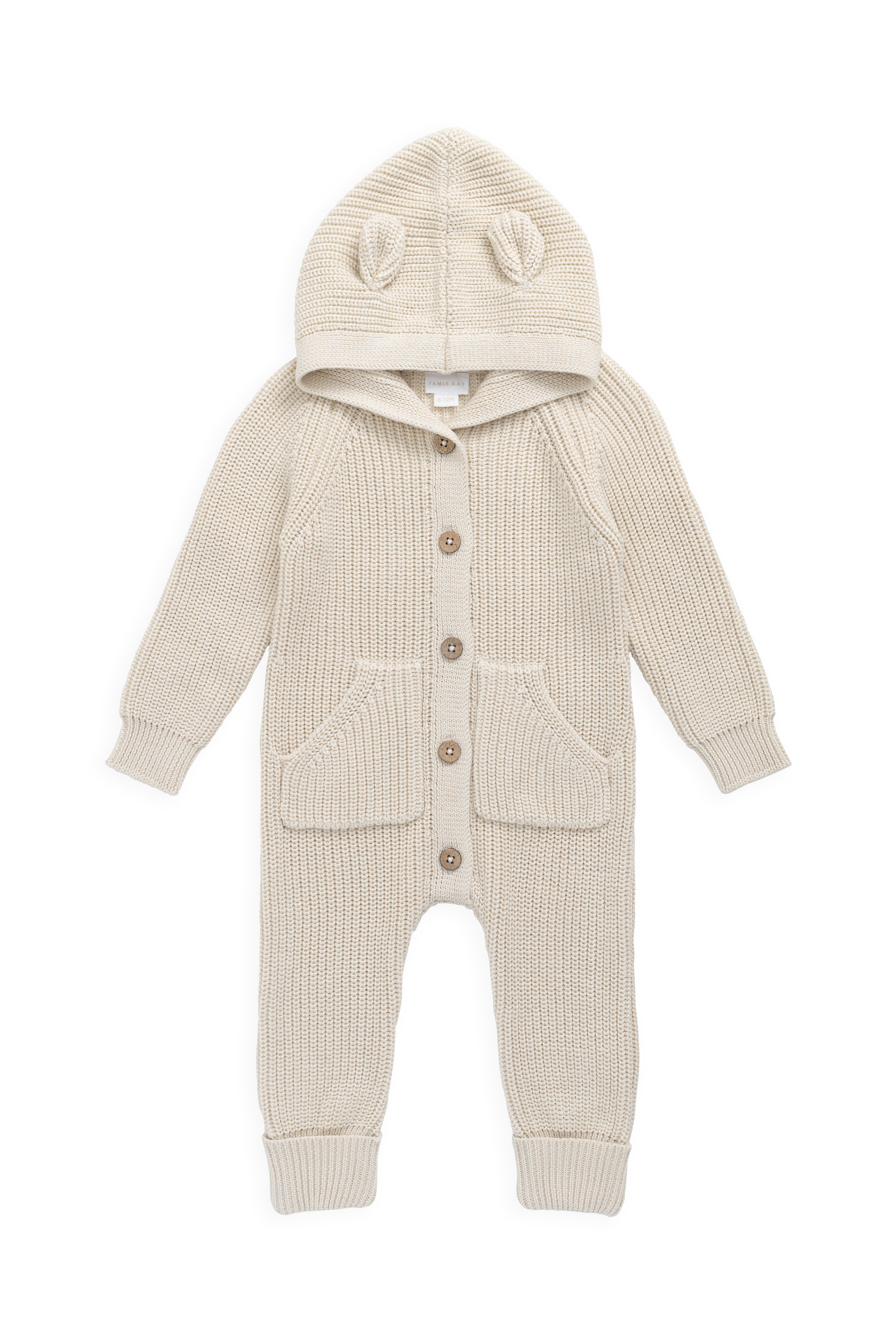 Bear Knit Onepiece - Vanilla – Jamie Kay USA
