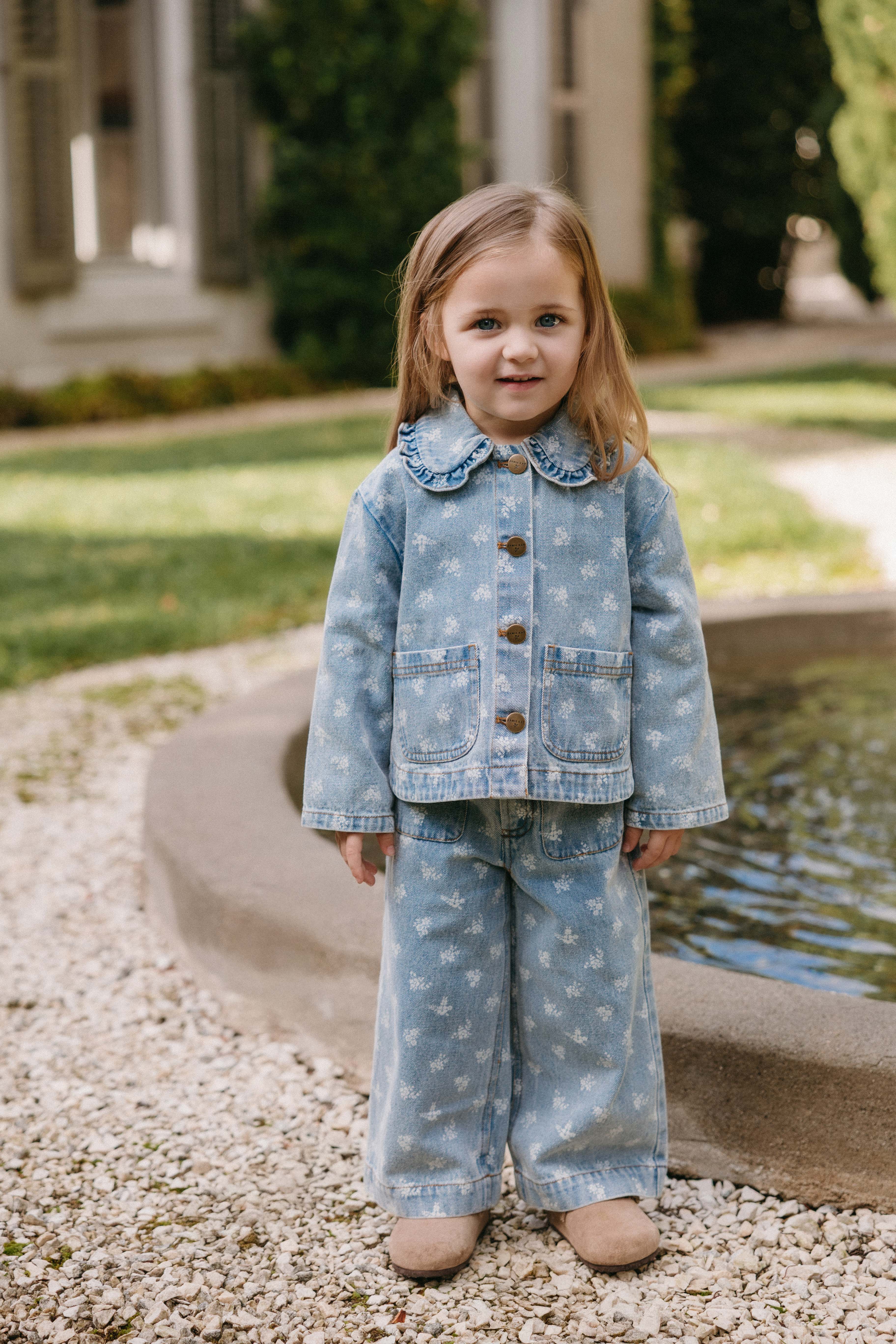 Malani Jacket - Tully Floral Denim – Jamie Kay USA