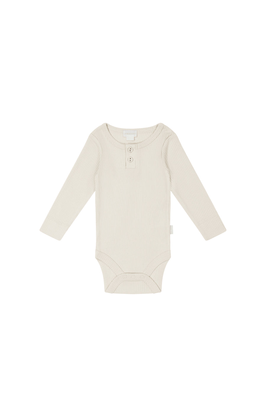 Organic Cotton Modal Long Sleeve Bodysuit  - Milk Childrens Bodysuit from Jamie Kay USA