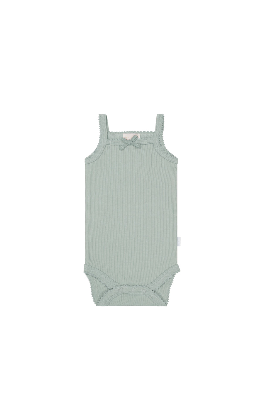 Organic Cotton Modal Singlet Bodysuit - Ocean Spray Childrens Bodysuit from Jamie Kay USA