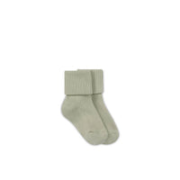 Classic Rib Sock - Clay Childrens Sock from Jamie Kay USA
