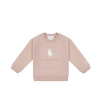 Organic Cotton Bobbie Sweatshirt - Kitty Shell Childrens Sweatshirt from Jamie Kay USA