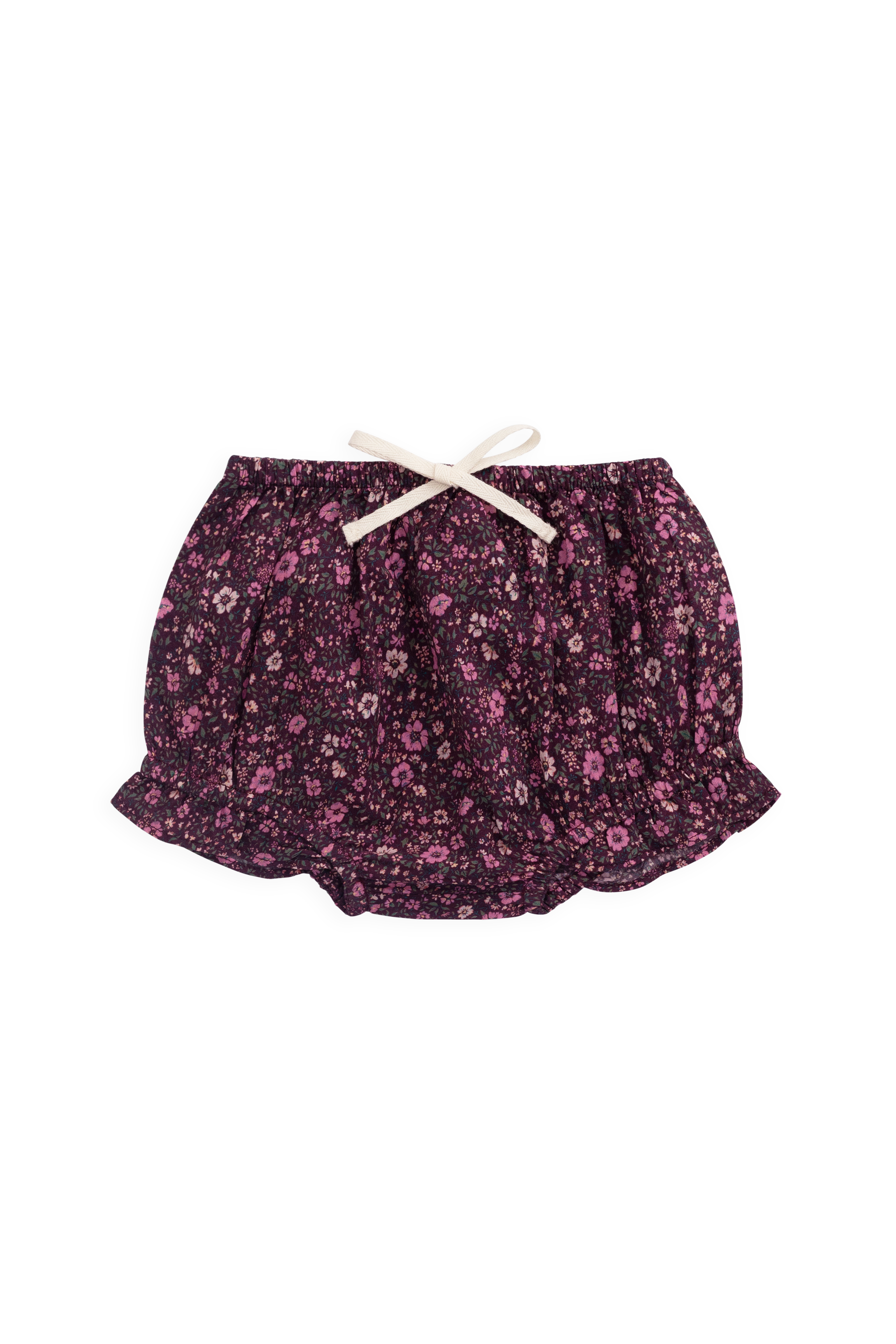 Organic Cotton Frill Bloomer - Flora Fig – Jamie Kay USA