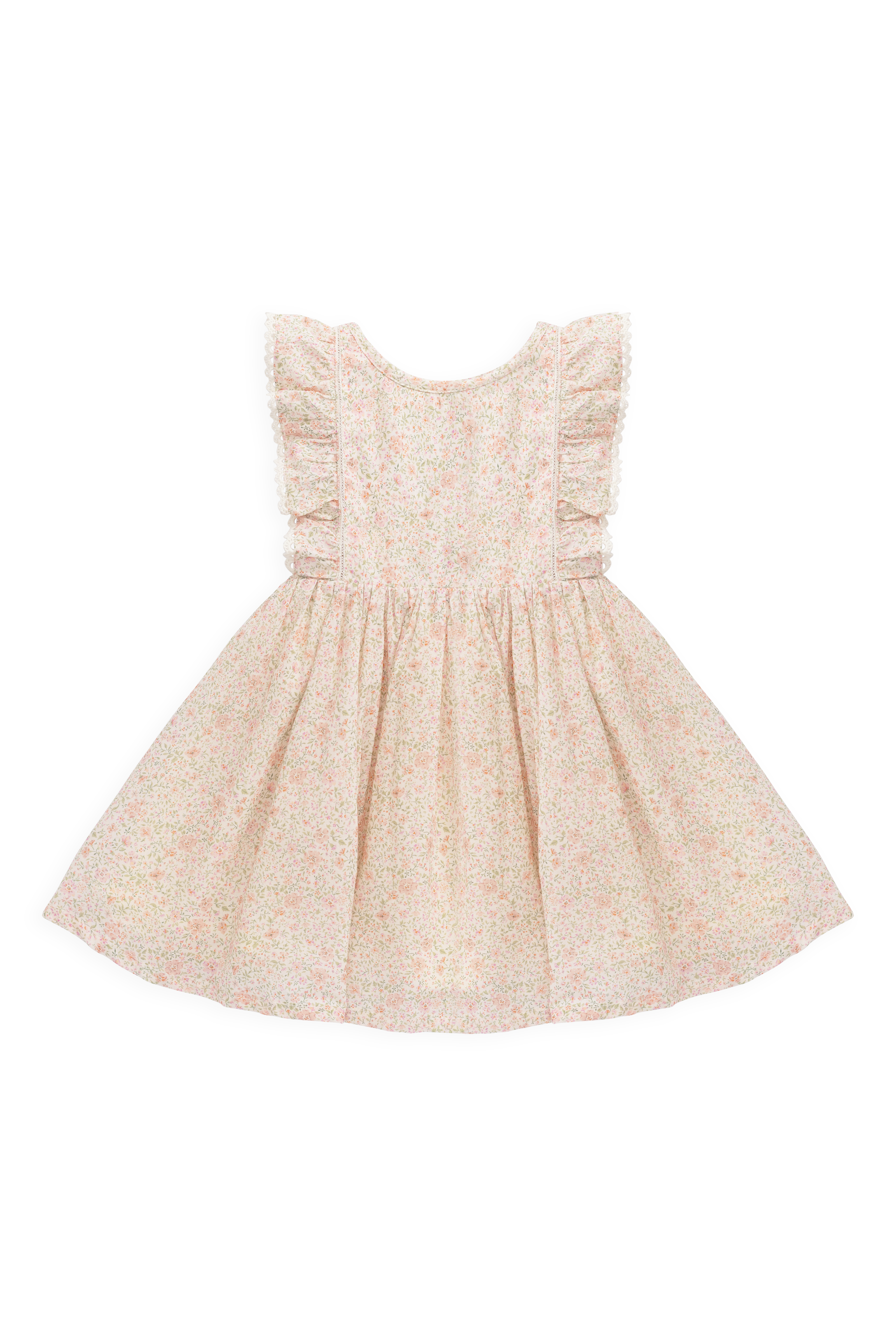 Organic Cotton Helene Dress - Flora Pink – Jamie Kay USA