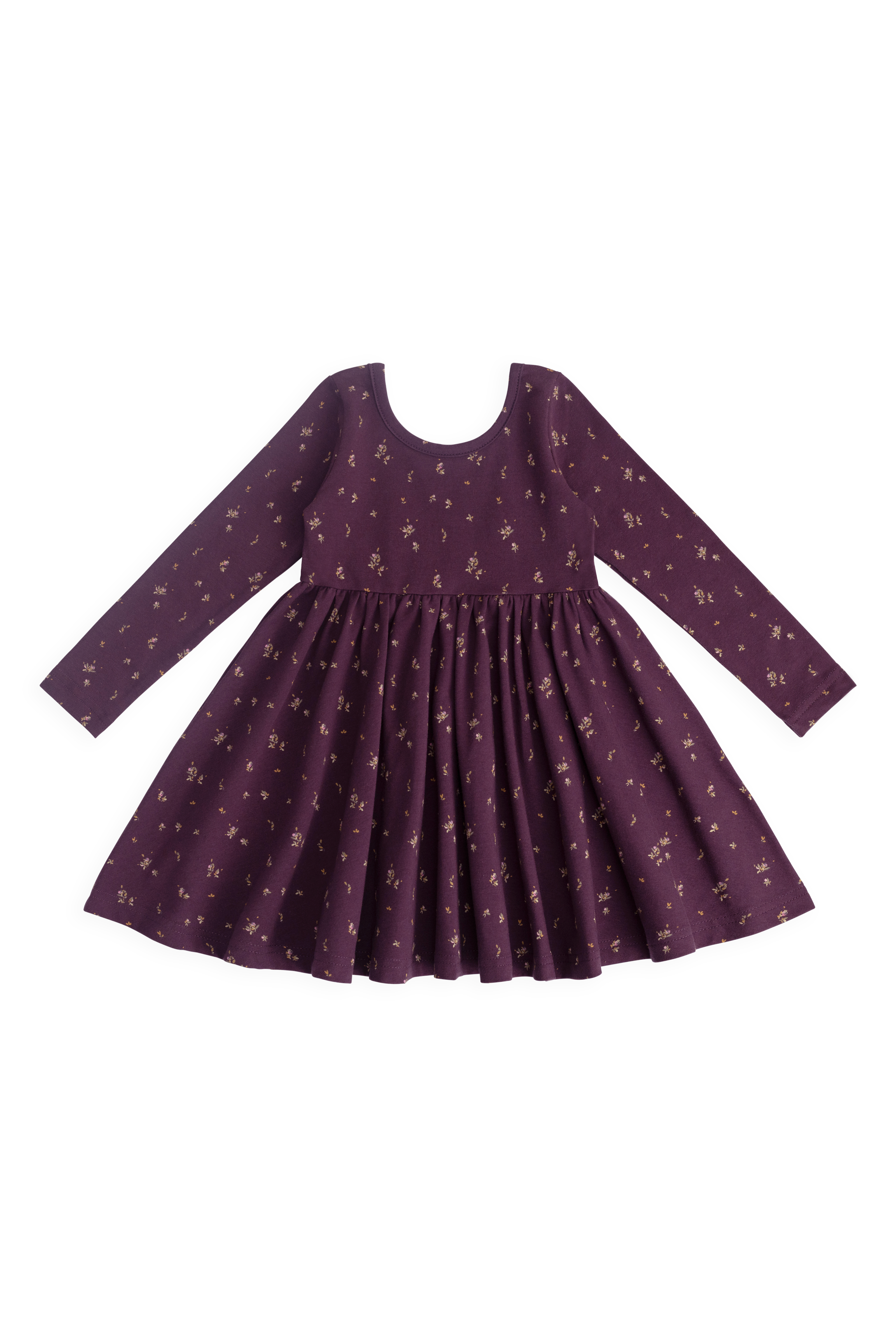 Organic Cotton Tallulah Dress - Dina Fig – Jamie Kay USA