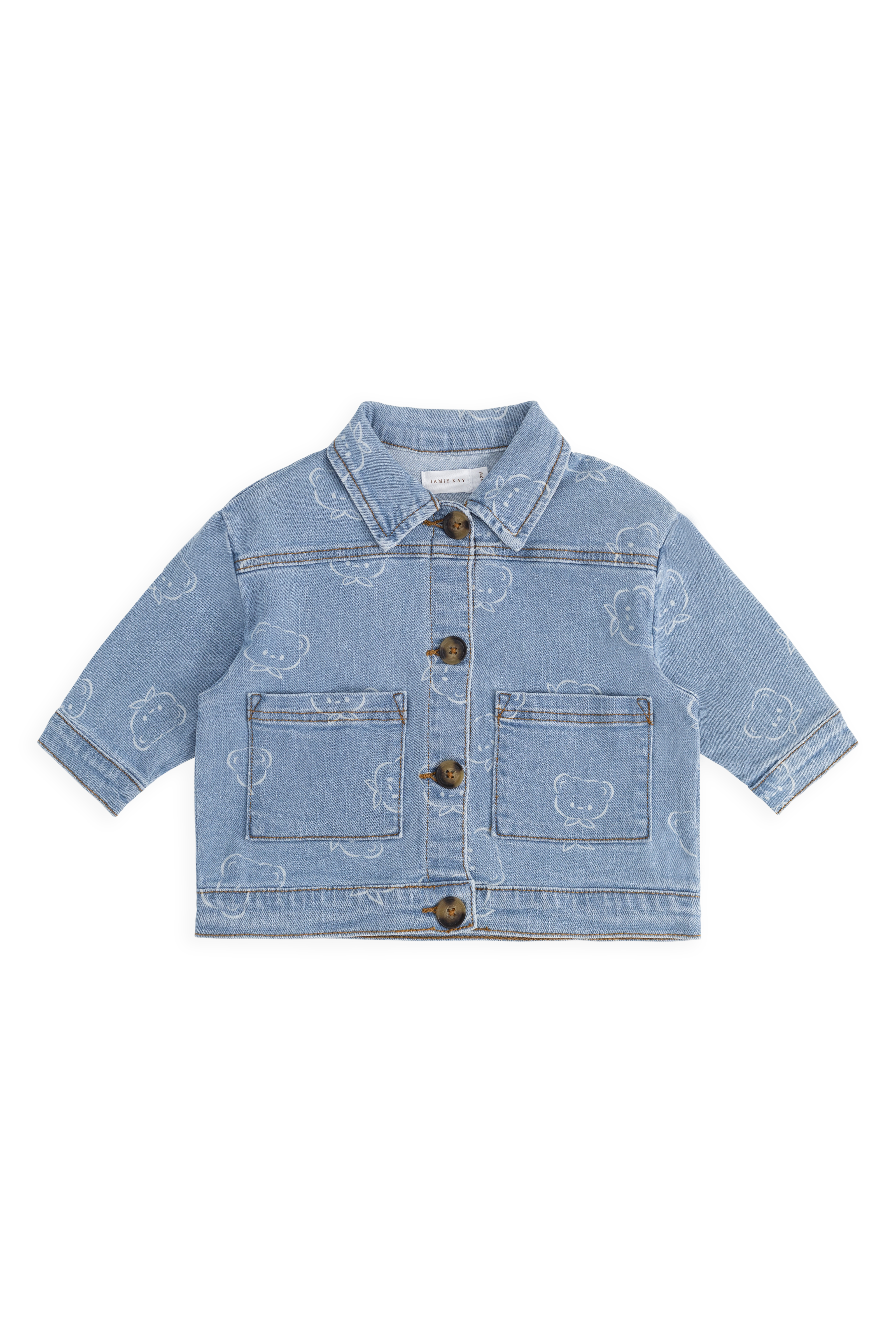 Axel Jacket - Bowie Bear Denim – Jamie Kay USA