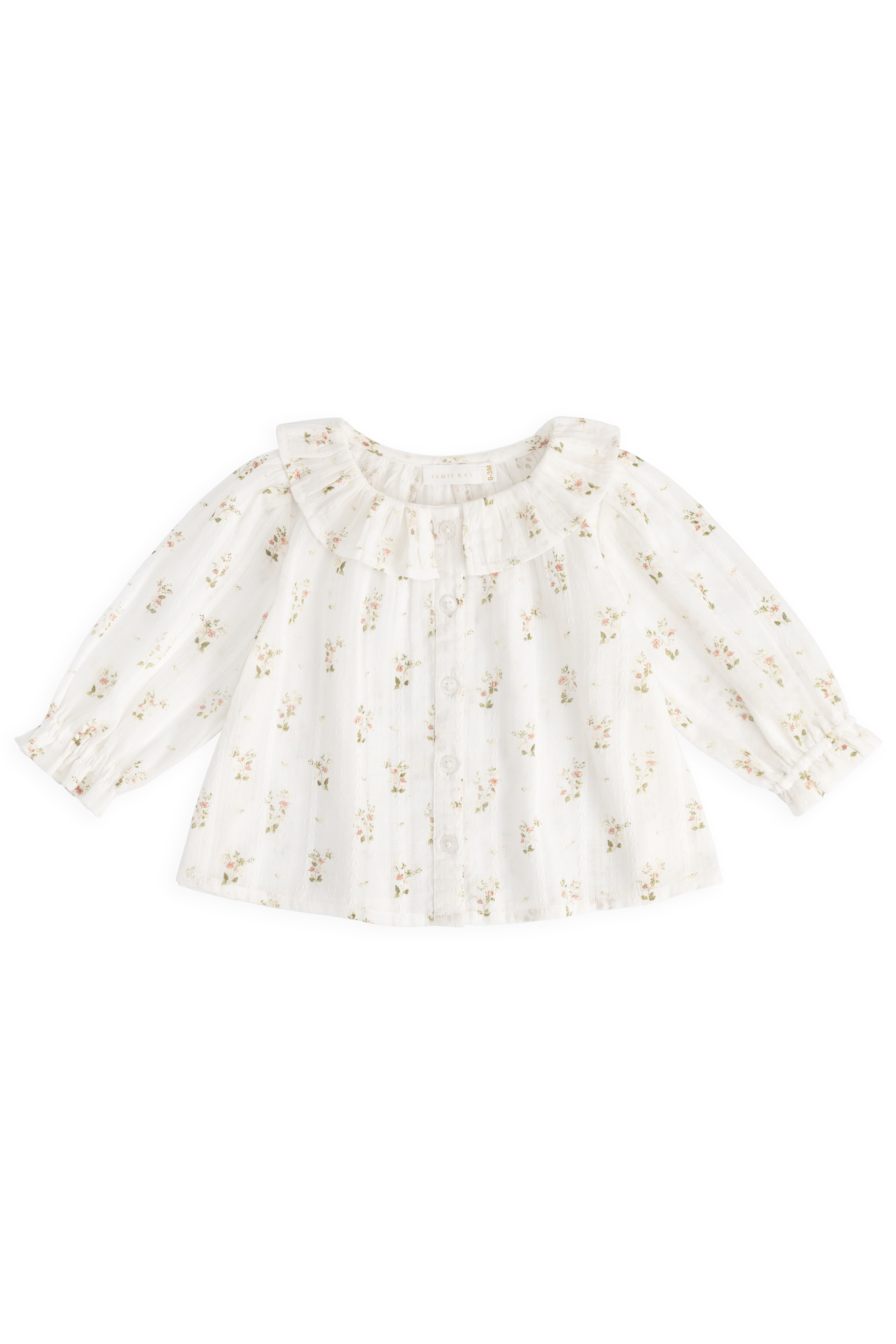 Organic Cotton Brynlee Top - Josepha Egret – Jamie Kay USA