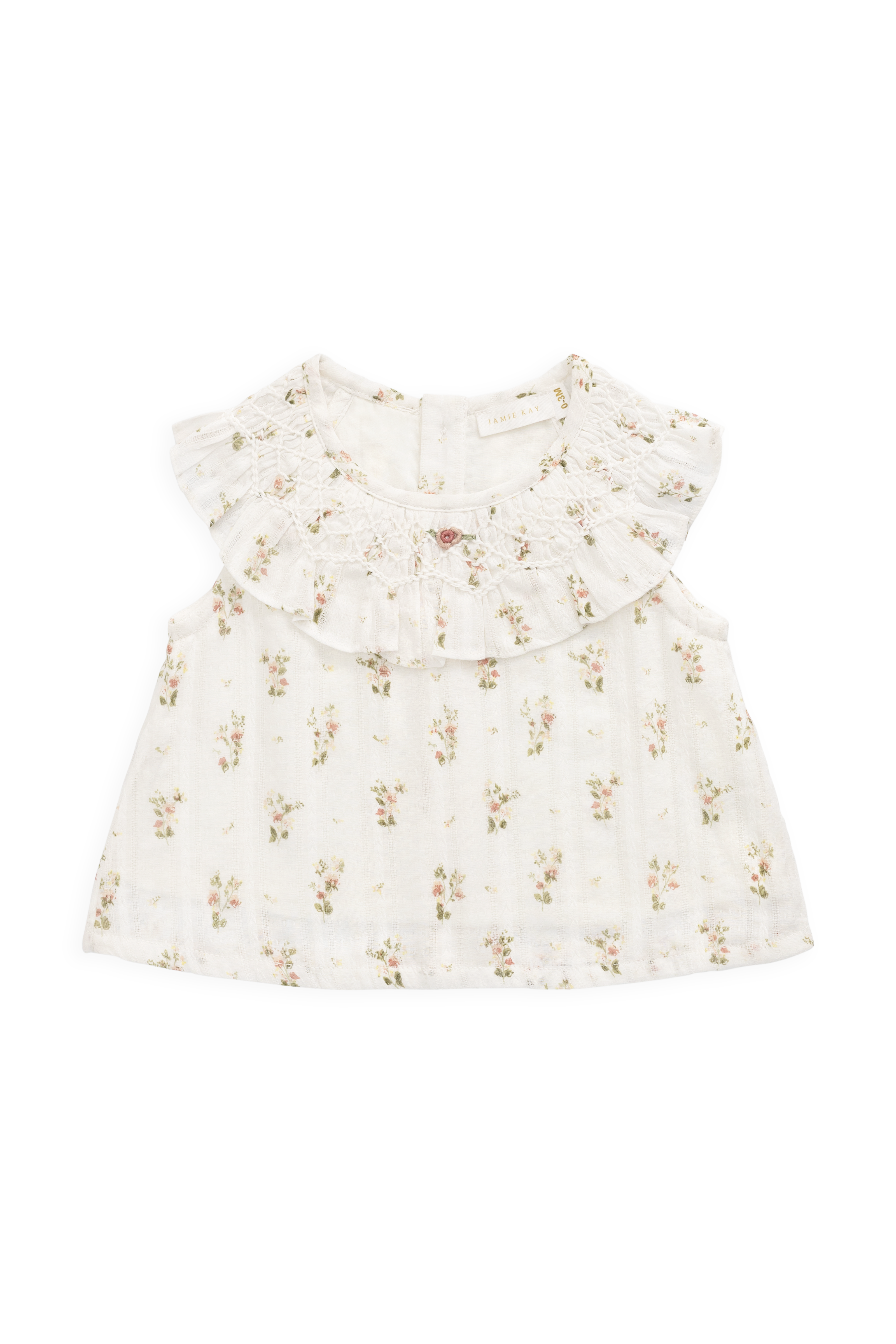 Organic Cotton Saylor Top - Josepha Egret – Jamie Kay USA