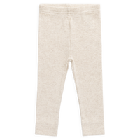 Organic Cotton Modal Everyday Legging - Oatmeal Marle Childrens Legging from Jamie Kay USA