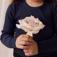 Organic Cotton Modal Marina Long Sleeve Top - Eclipse Childrens Top from Jamie Kay USA