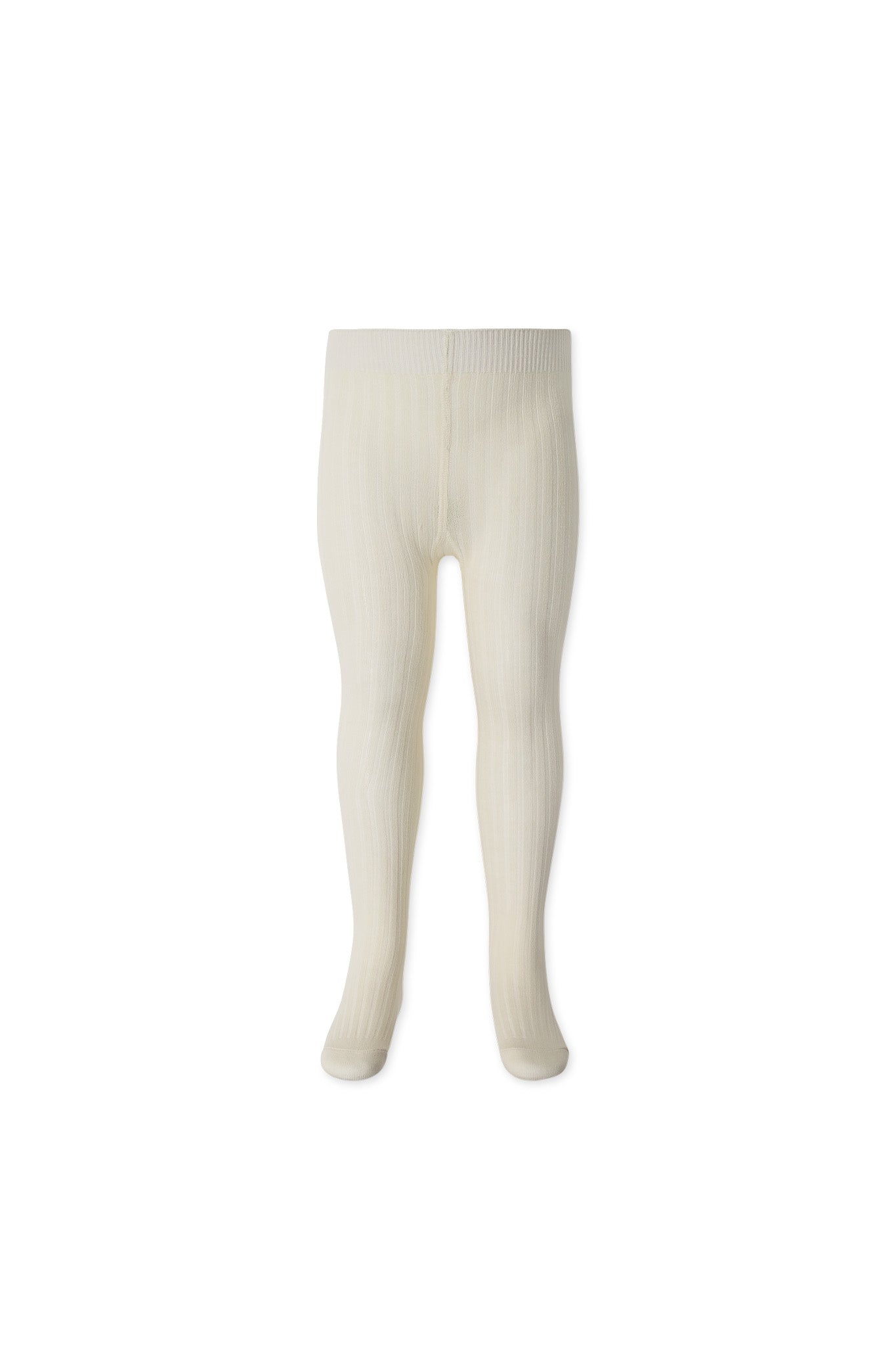 Cream ribbed tights hotsell