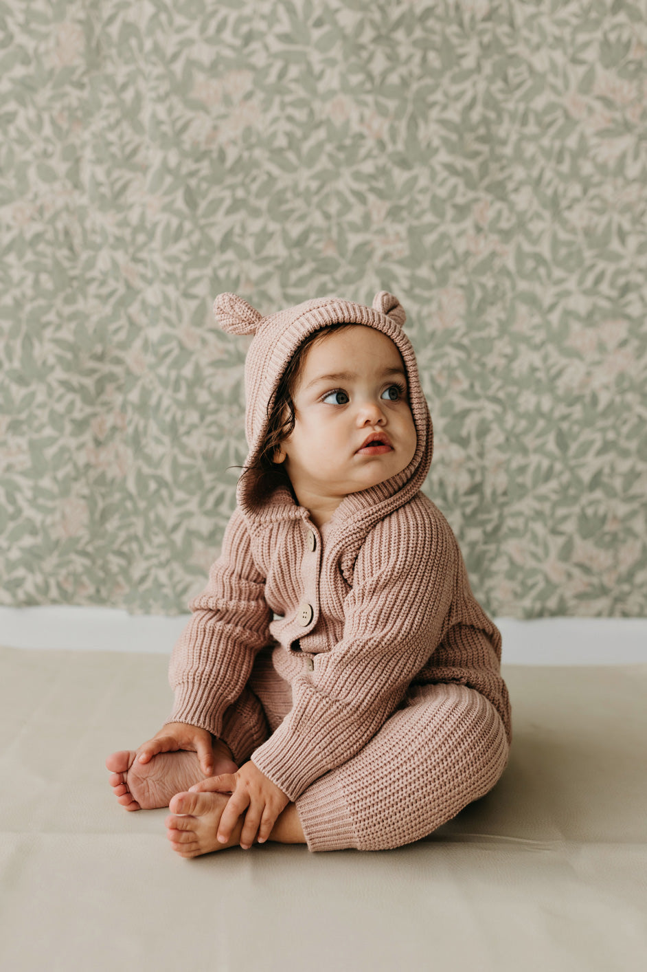 Alex Romper One Piece Knit Overall by Jamie Kay - Abby Sprouts