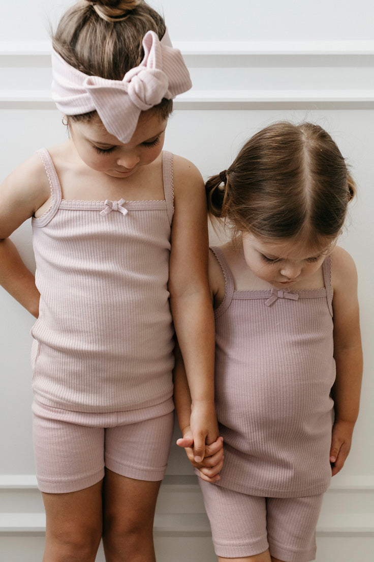 Organic Cotton Modal Singlet - Rosie Childrens Singlet from Jamie Kay USA