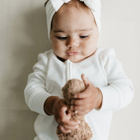 Pima Cotton Headband - Milk Childrens Headband from Jamie Kay USA