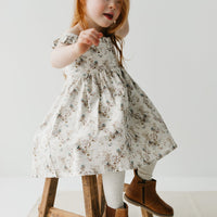 Leather Boot with Elastic Side - Tan Childrens Footwear from Jamie Kay USA