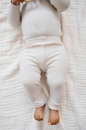 Organic Cotton Modal Everyday Legging - Beech Childrens Legging from Jamie Kay USA