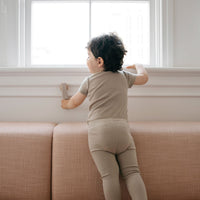 Organic Cotton Modal Everyday Legging - Rye Childrens Legging from Jamie Kay USA