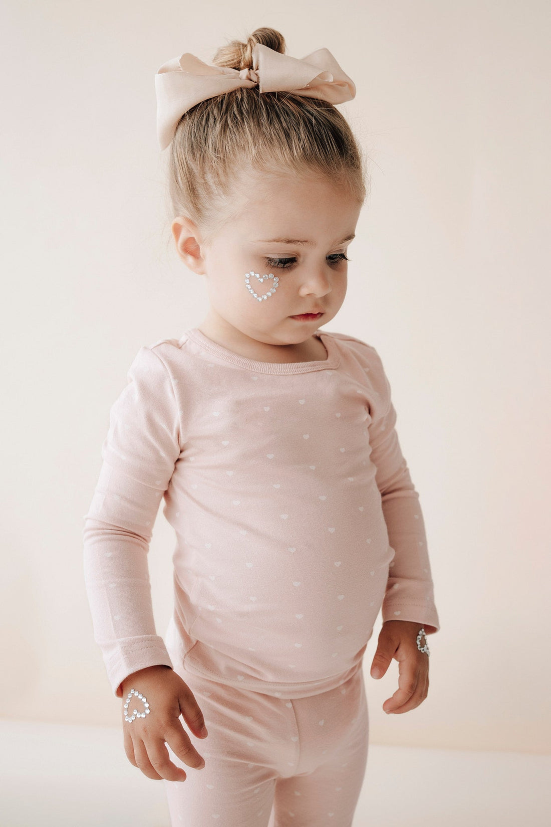 Organic Cotton Bridget Long Sleeve Top - Mon Amour Rose Childrens Top from Jamie Kay USA