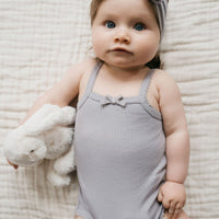 Organic Cotton Modal Singlet Bodysuit - Moon Childrens Bodysuit from Jamie Kay USA