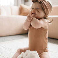 Organic Cotton Modal Singlet Bodysuit - Desert Childrens Bodysuit from Jamie Kay USA